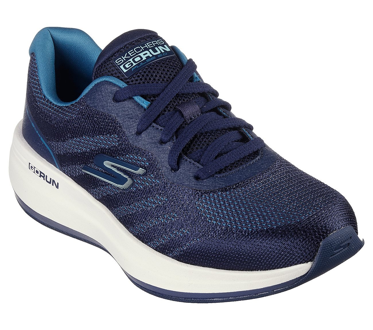 GO RUN PULSE 2, NAVY/BLUE Footwear Right View