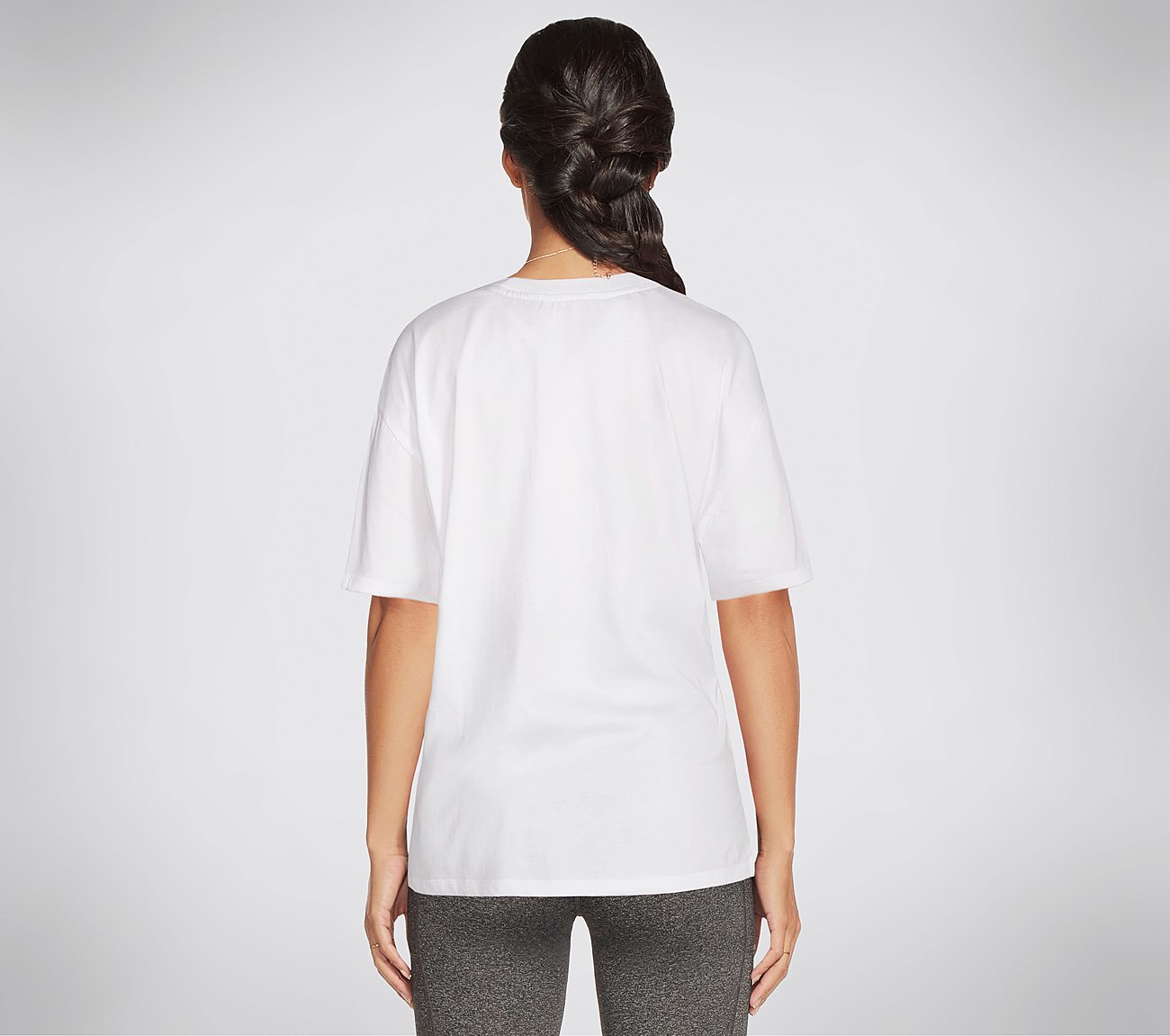 LOVE IS LOVE JGC DIAMOND HEAR, WWWHITE Apparel Top View