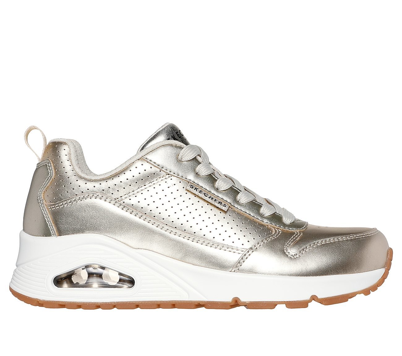 Skechers Uno Silver Skechers Sneakers Buy Skechers UNO METALLIXS Women