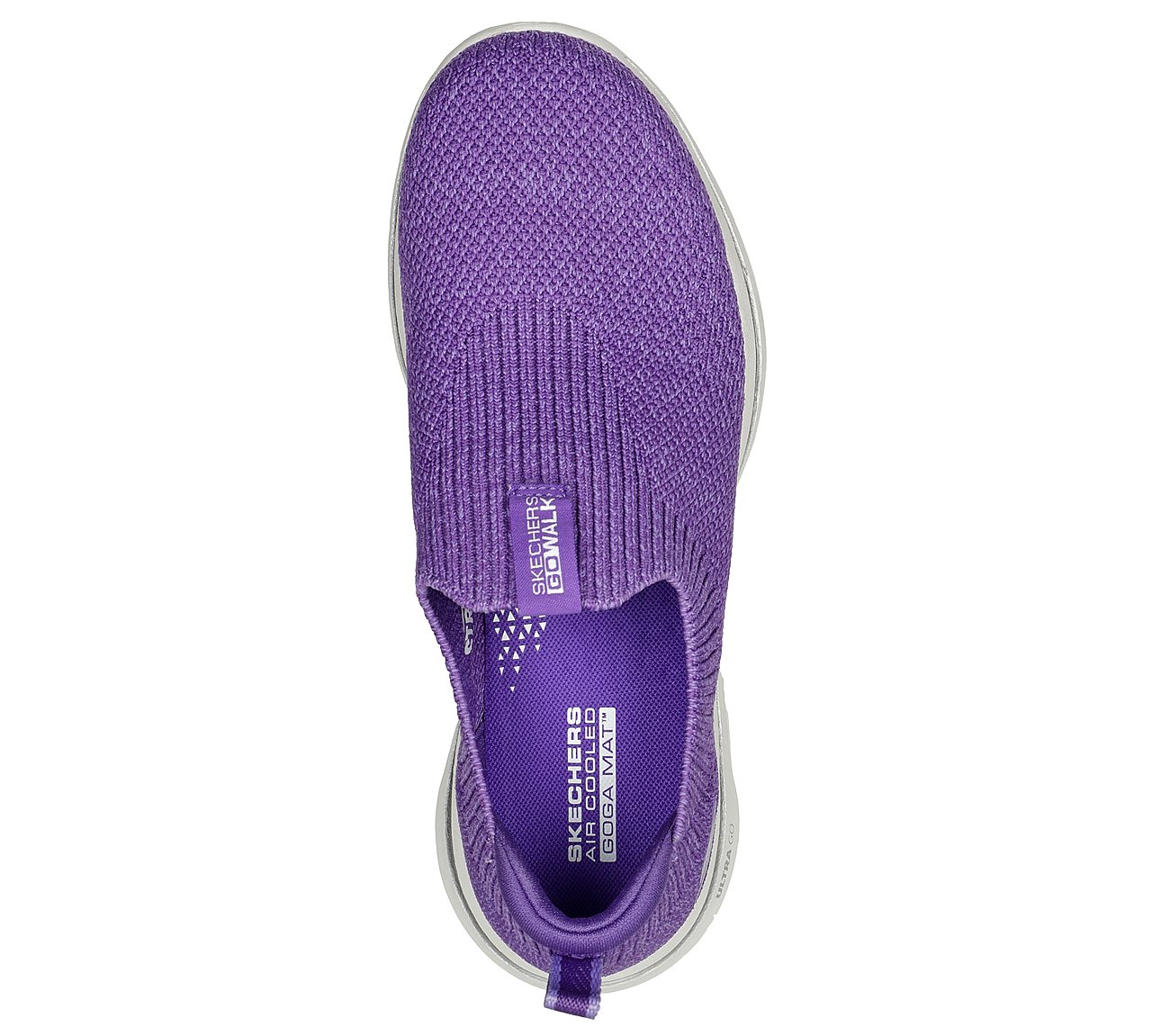 GO WALK 5 - TRENDY, LAVENDER Footwear Top View