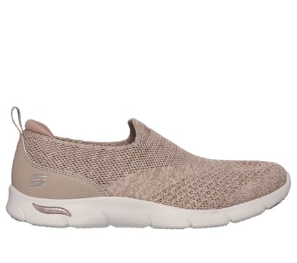 ARCH FIT REFINE - DON'T GO, DARK TAUPE Footwear Lateral View