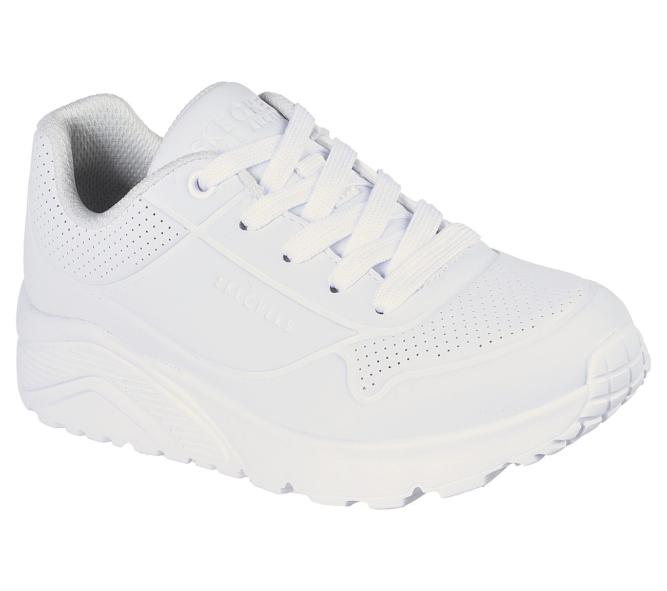UNO LITE - DELODOX, WHITE Footwear Lateral View
