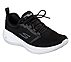 GO RUN FAST -, BLACK/WHITE Footwear Lateral View