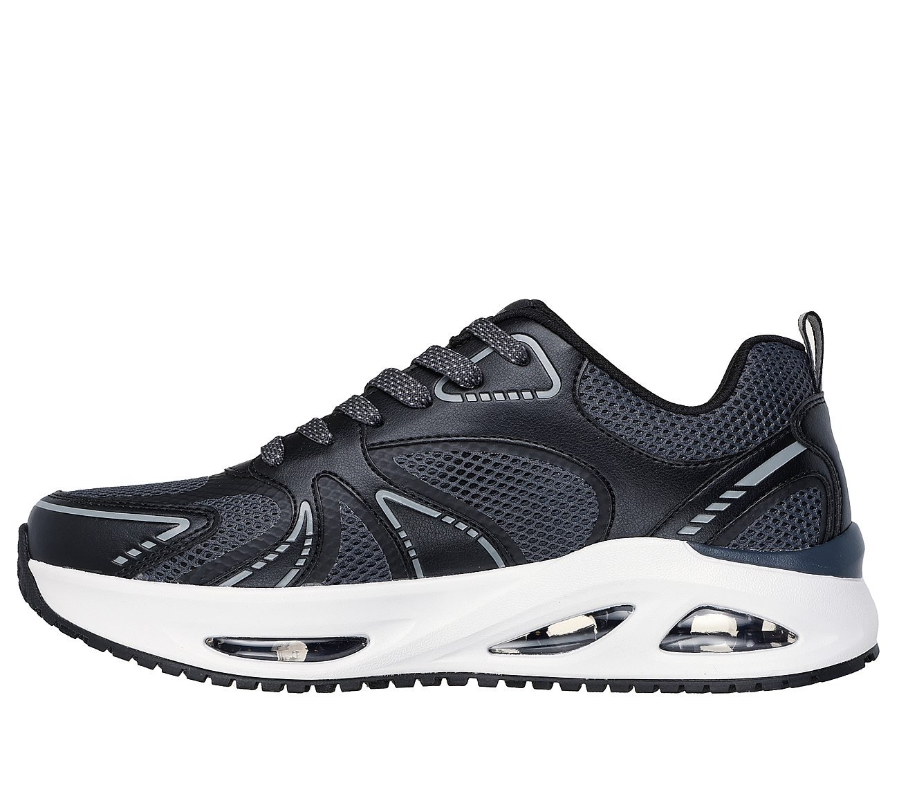 UNO EGO - AURAIR, BLACK Footwear Left View