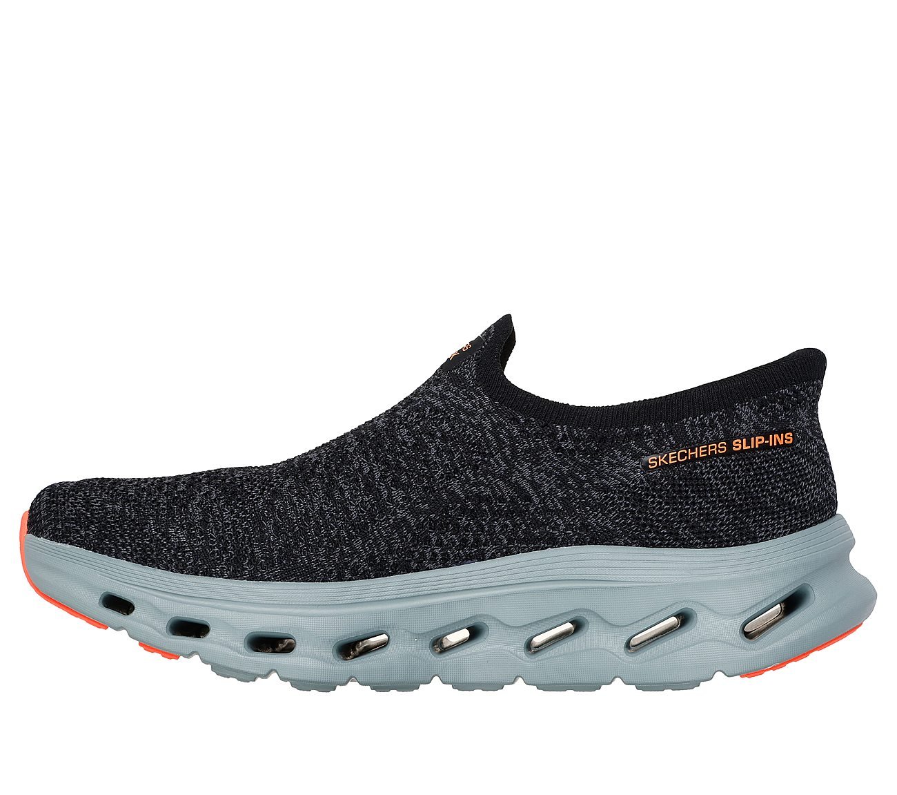 GO WALK GLIDE-STEP 2.0 - CALE, BLACK/GREY Footwear Left View