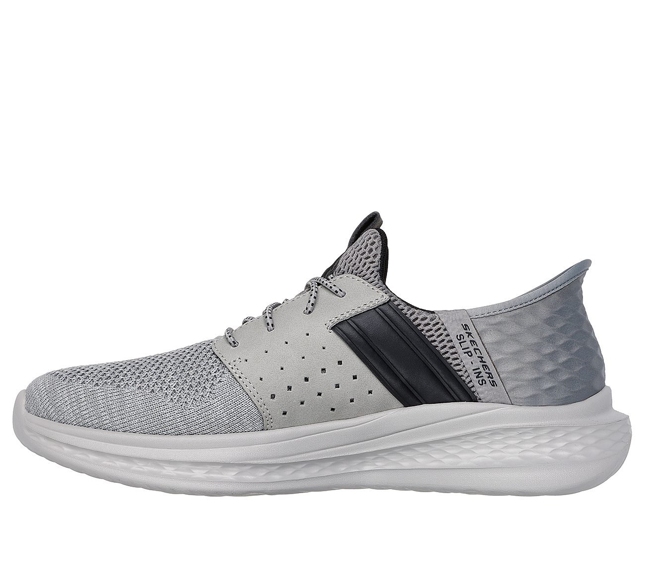 SKECHERS SLIP-INS RF: SLADE - OCON, GREY Footwear Left View