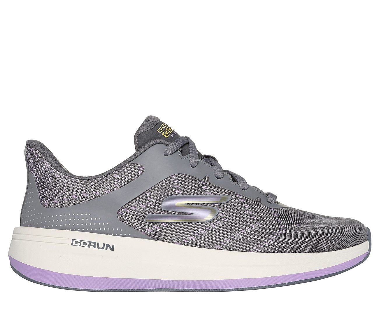 GO RUN PULSE 2.0 - BOUNDLESS, GRAY/LAVENDER Footwear Lateral View