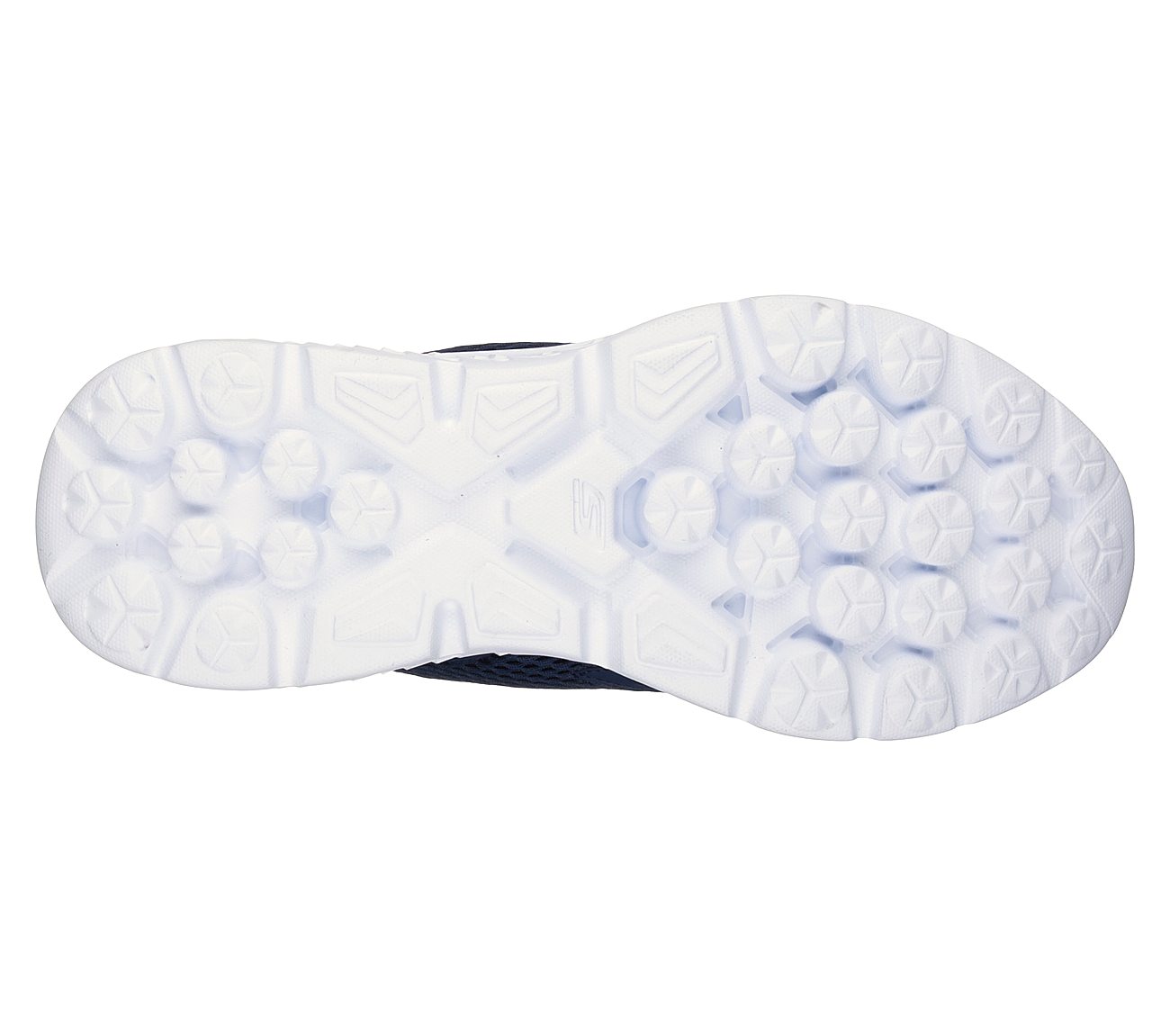 GO RUN 400, NAVY/WHITE Footwear Bottom View
