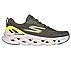 GO RUN SWIRL TECH, OOLIVE Footwear Lateral View