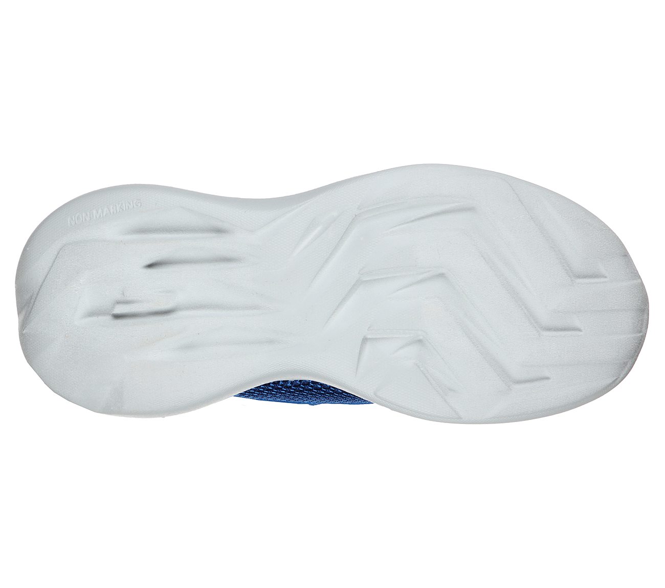 GO RUN FAST - VALOR, BLUE/LIME Footwear Bottom View