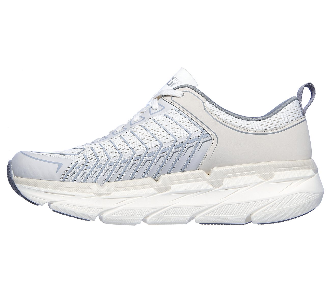 MAX CUSHIONING PREMIER-ENDEAV, WHITE/GREY Footwear Left View