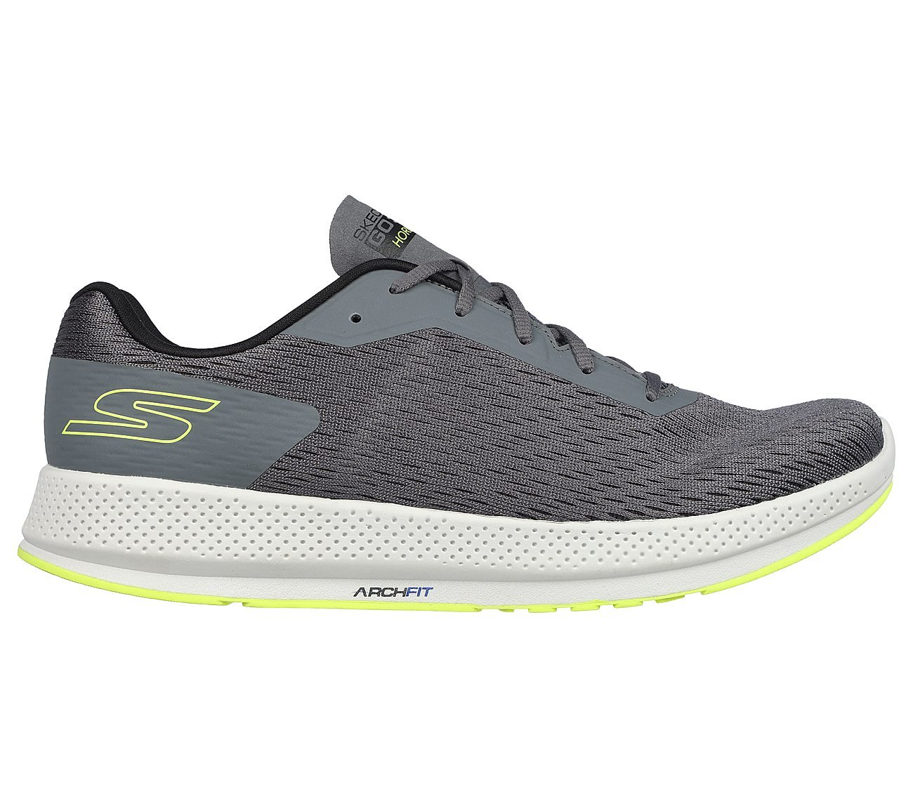 GO RUN HORIZON 3, GREY/LIME Footwear Lateral View