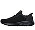 SKECHERS SLIP-INS: BOBS SPORT SQUAD CHAOS- Daily Hype, BBLACK Footwear Left View
