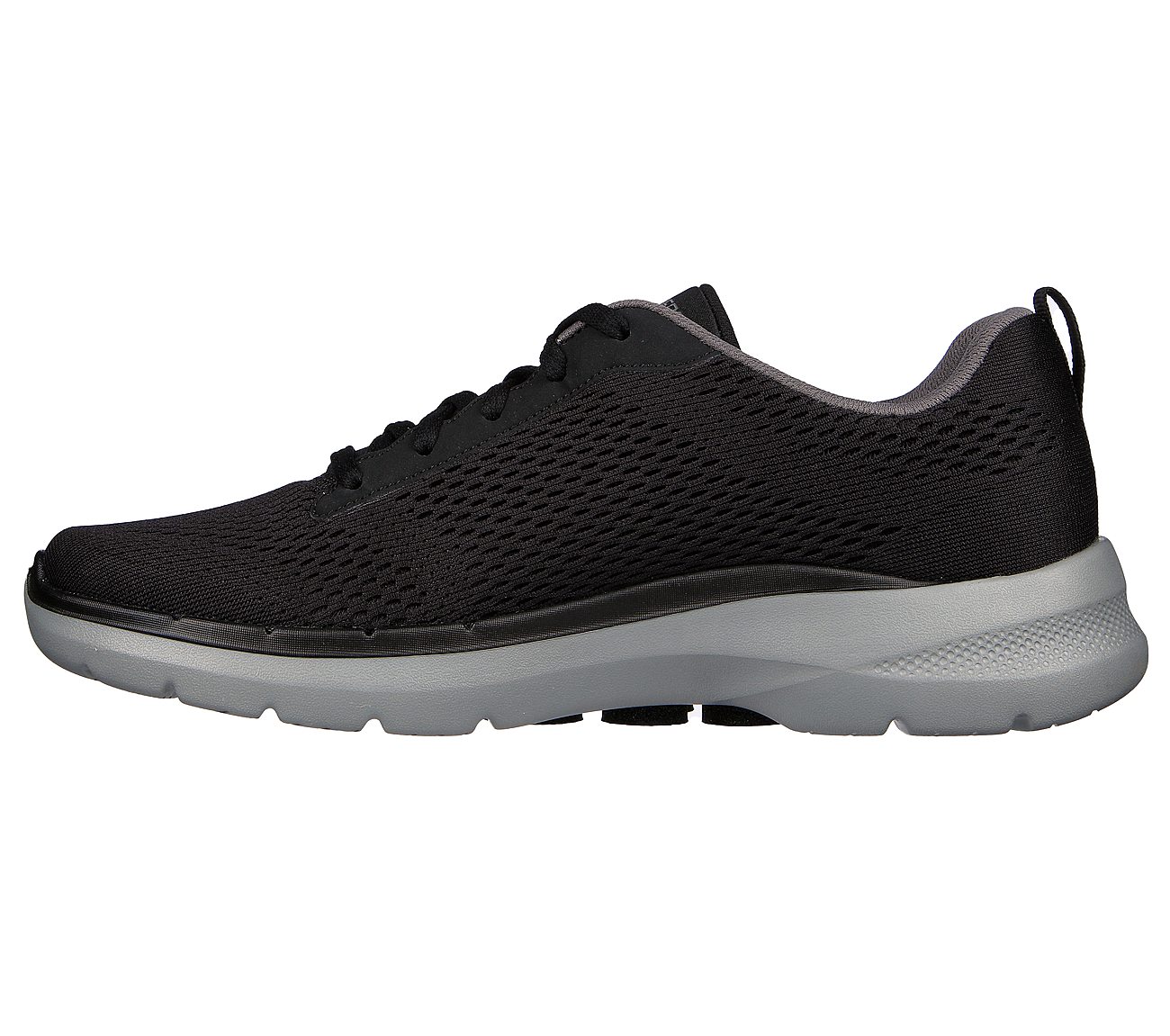 GO WALK 6 - AVALO 2, BLACK/GREY Footwear Left View