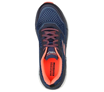 MAX CUSHIONING PREMIER, NAVY/PINK Footwear Top View