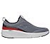 GO RUN ELEVATE - UPLIFT, GRAY/RED Footwear Lateral View