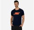 GORUN RAZOR S/S T-SHIRT, NNNAVY Apparels Lateral View