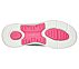 GO WALK ARCH FIT-TRUE VISION, BLACK/PINK Footwear Bottom View