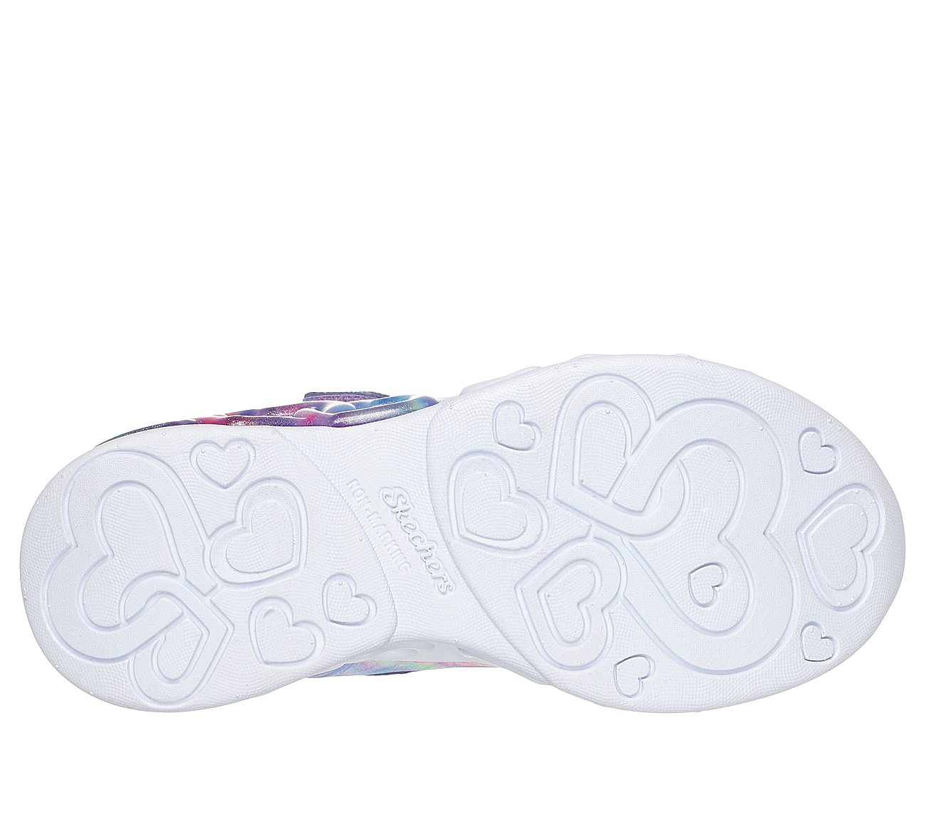 INFINITE HEART LIGHTS - COLOR, LAVENDER/MULTI Footwear Bottom View