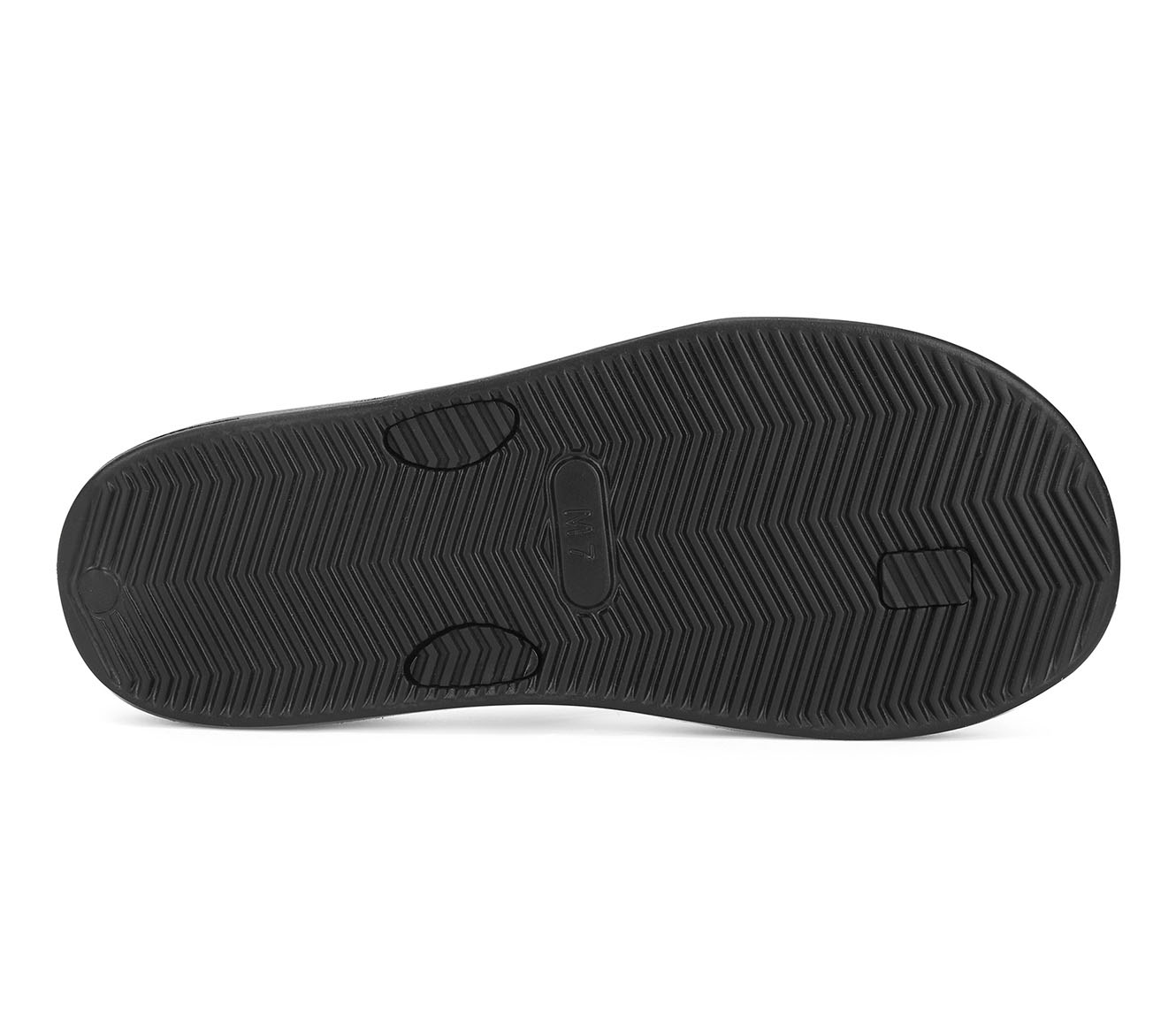 EAFORD-Thong Sandal, BBLACK Footwear Bottom View
