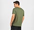 DUAL PRINT VARSITY GRAPHIC T-SHIRT, NATURAL/OLIVE Apparel Left View