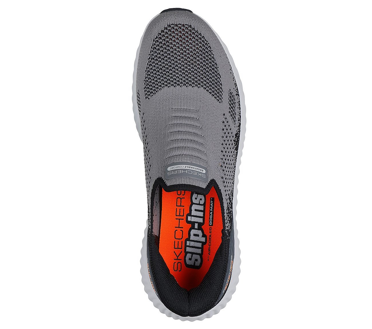 GO RUN NOW - BRIAR, CHARCOAL/BLACK Footwear Top View