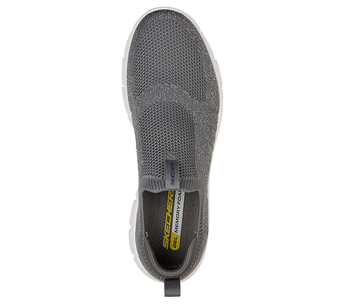 GLIDE-STEP FLEX, CCHARCOAL Footwear Top View