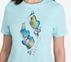 DIAMOND BUTTERFLY SHADOW T-SHIRT, WWWHITE