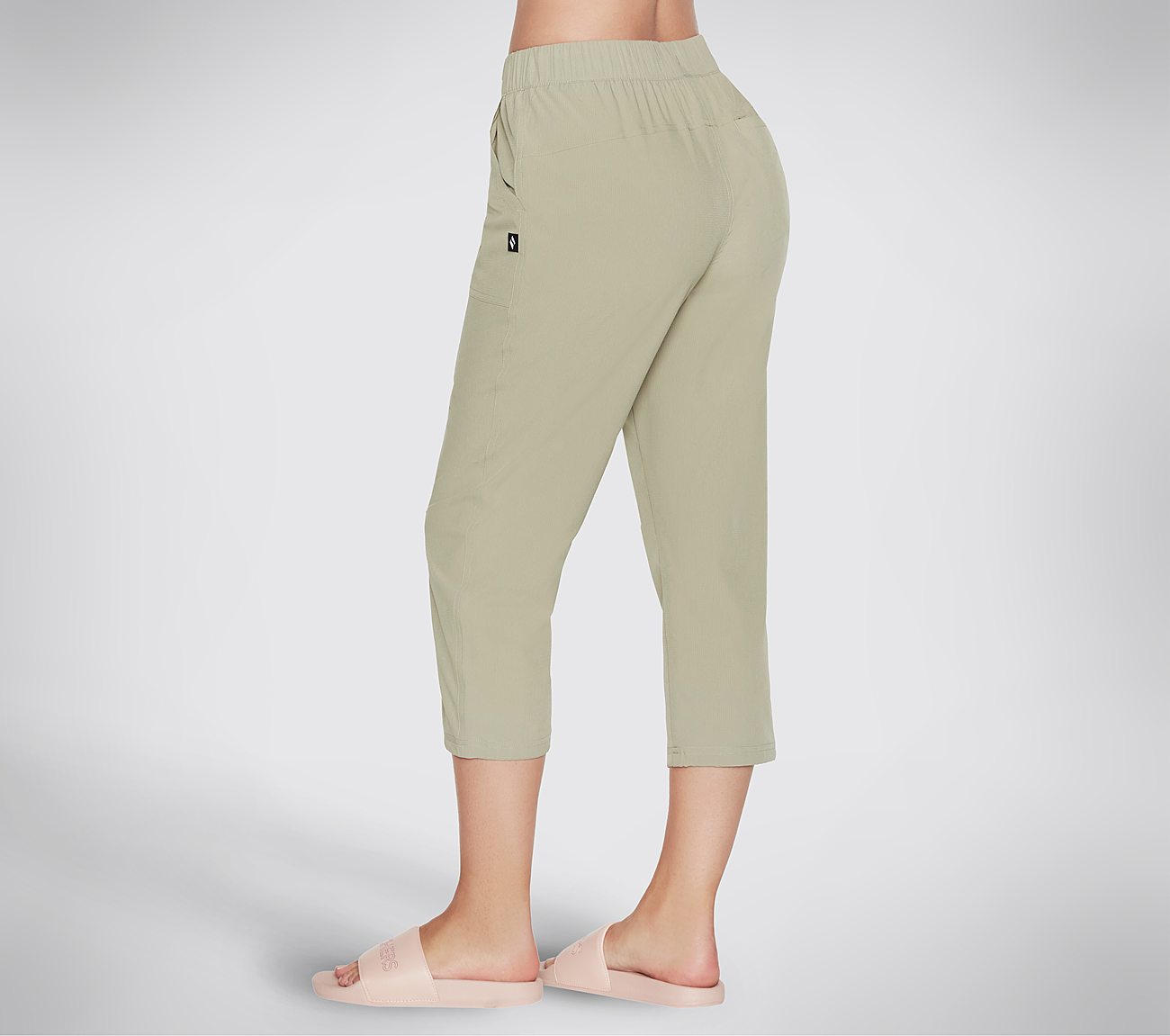 INCLINE MIDCALF PANT, GREEN/WHITE Apparels Top View