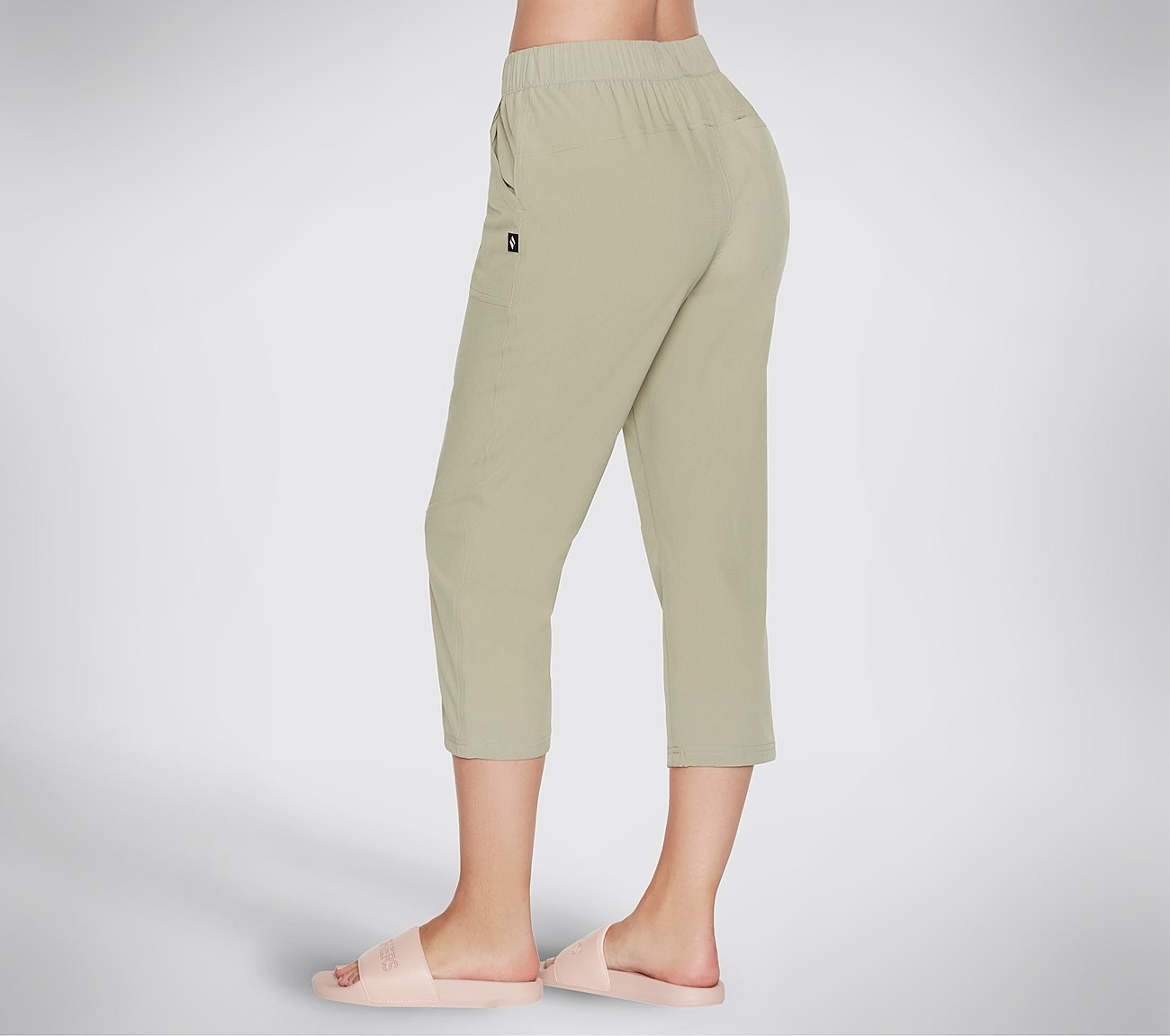 INCLINE MIDCALF PANT, GREEN/WHITE Apparels Top View