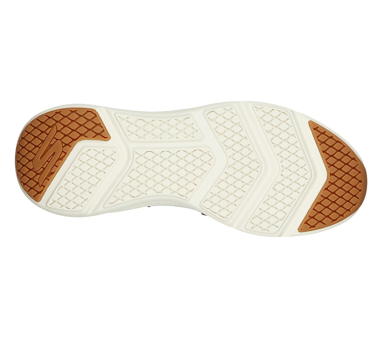 GO RUN ELEVATE - UPRAISE, BLACK/WHITE Footwear Bottom View