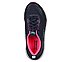 MAX CUSHIONING PREMIER-FAST A, NAVY/HOT PINK Footwear Top View