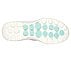 GO WALK 6 - GLIMMERING, BLUE/TURQUOISE Footwear Bottom View