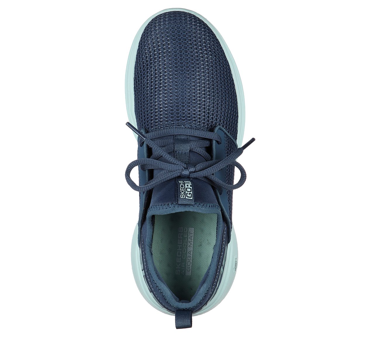 GO RUN FAST - QUICK STEP, BLUE/TURQUOISE Footwear Top View