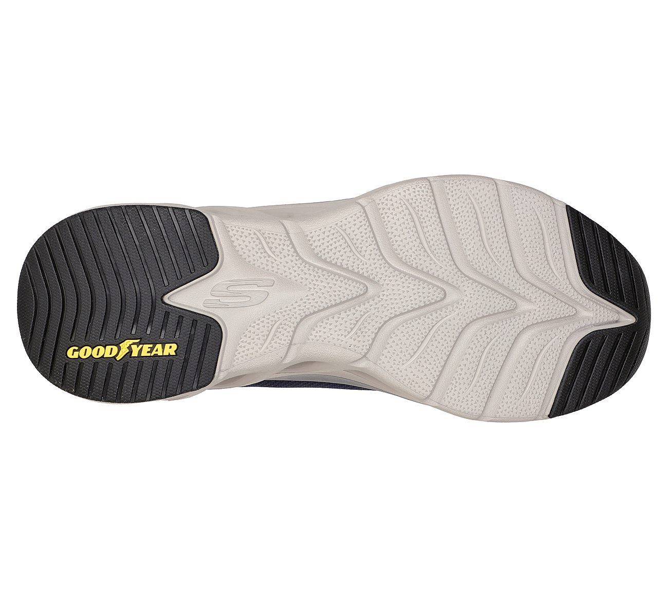 ARCHFITGLIDE-STEP-HIGHLIGHTER, NAVY/ORANGE Footwear Bottom View