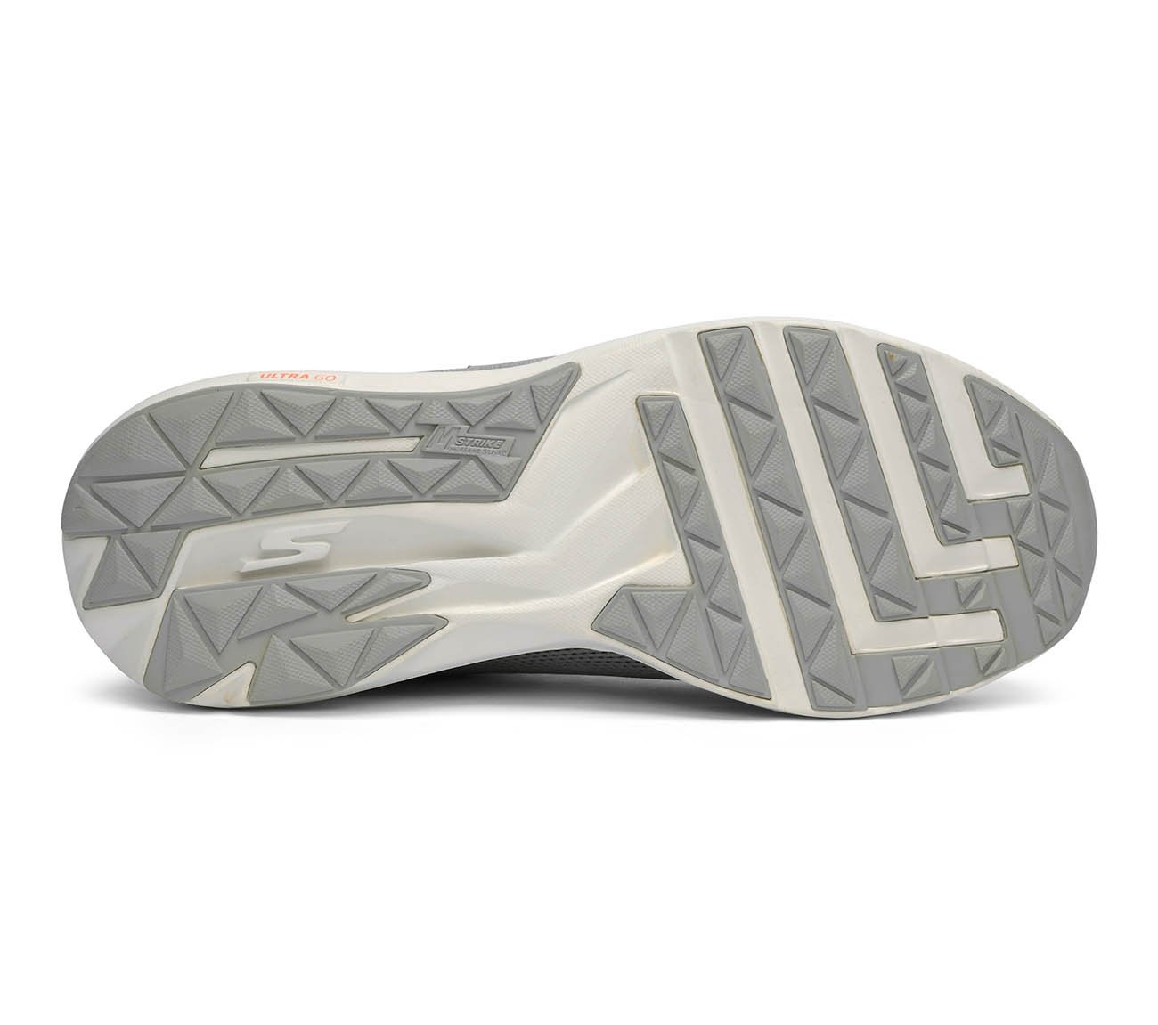 GO RUN RIDE 7, GREY Footwear Bottom View