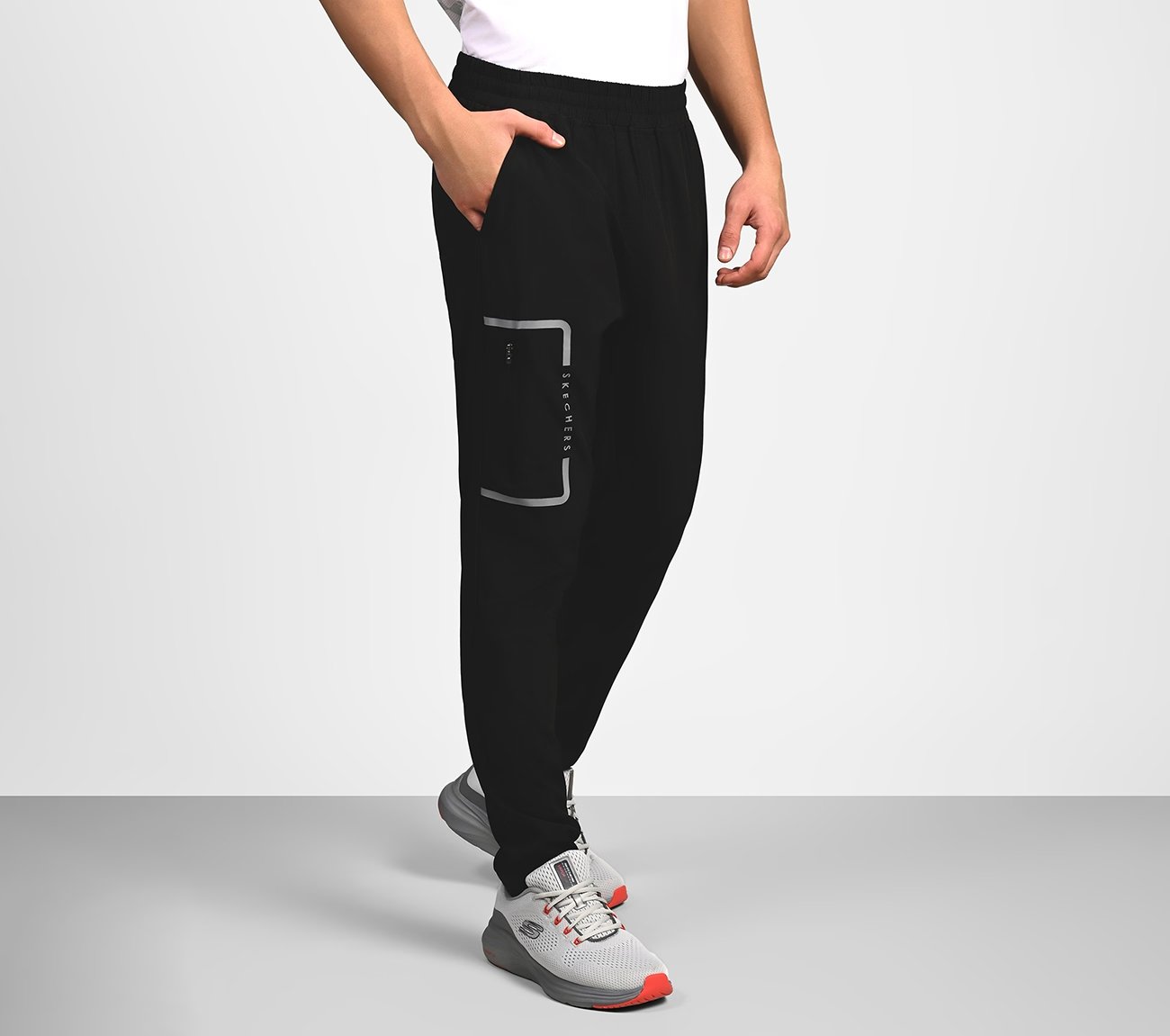 ESSENTIAL WALKER PANTS, BLACK/CHARCOAL/BLUE Apparels Top View