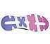 ARCH FIT-INFINITY COOL, NAVY/PURPLE Footwear Right View