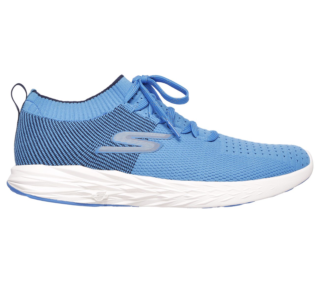 GO RUN 6, BLUE Footwear Right View