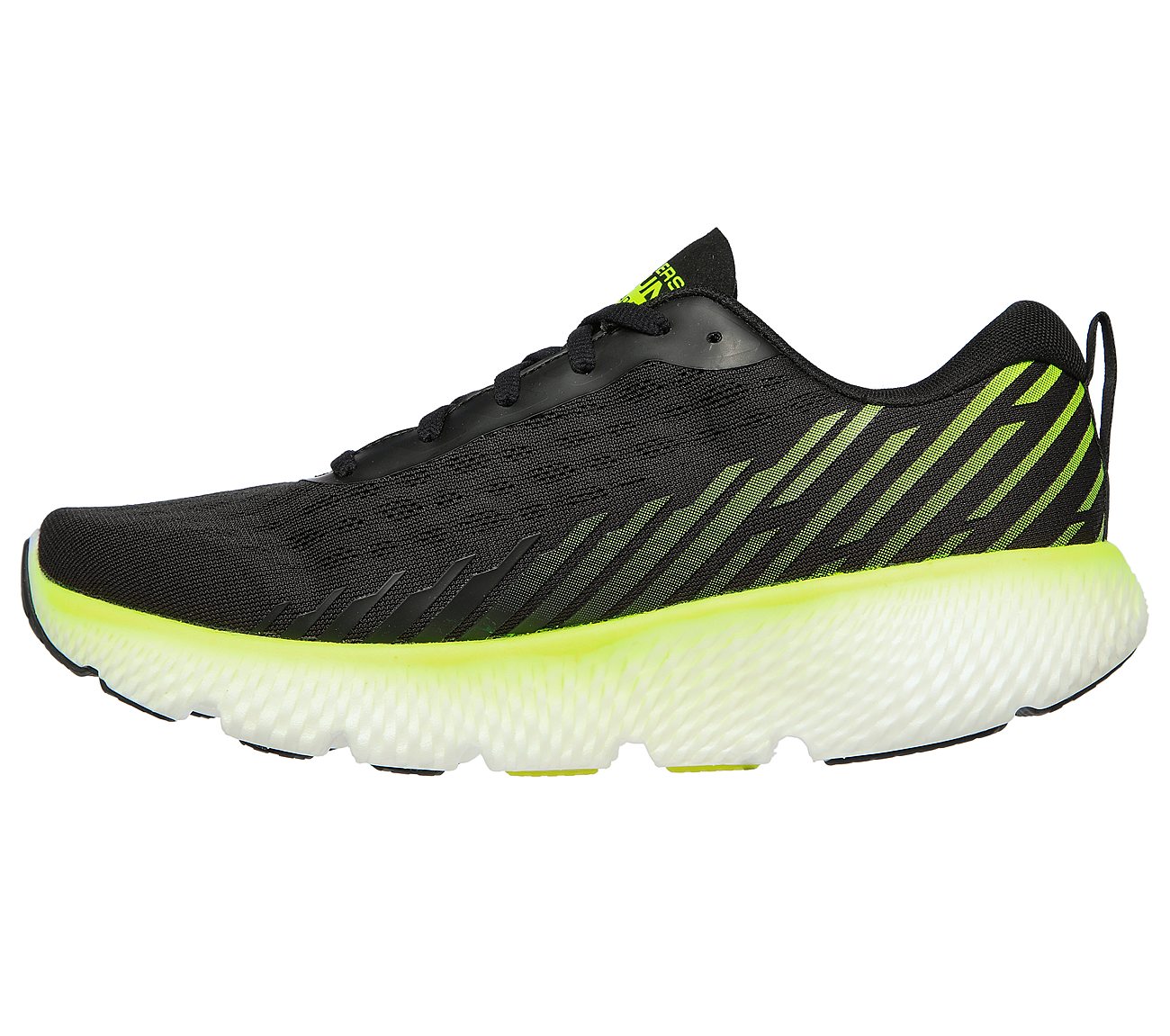 GO RUN MAXROAD 5, BLACK/LIME Footwear Left View