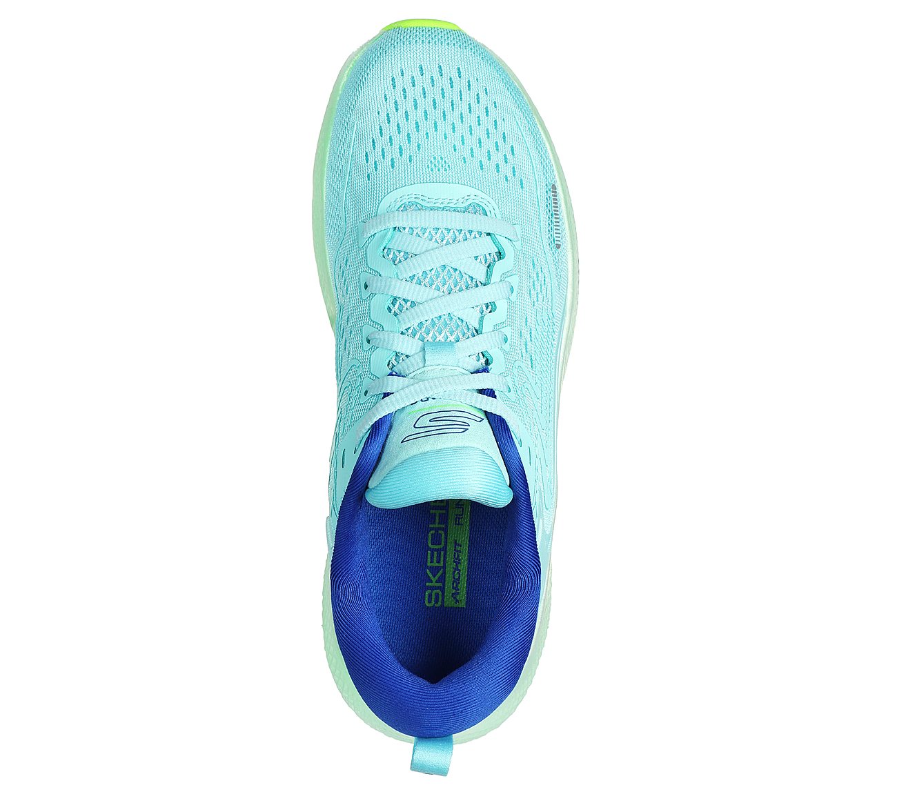 GO RUN MAX ROAD 6, BLUE Footwear Top View