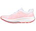 GO WALK WORKOUT WALKER -OUTPA, WHITE/HOT CORAL Footwear Left View