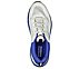 MAX CUSHIONING PREMIER -PERSP, WHITE/BLUE Footwear Top View