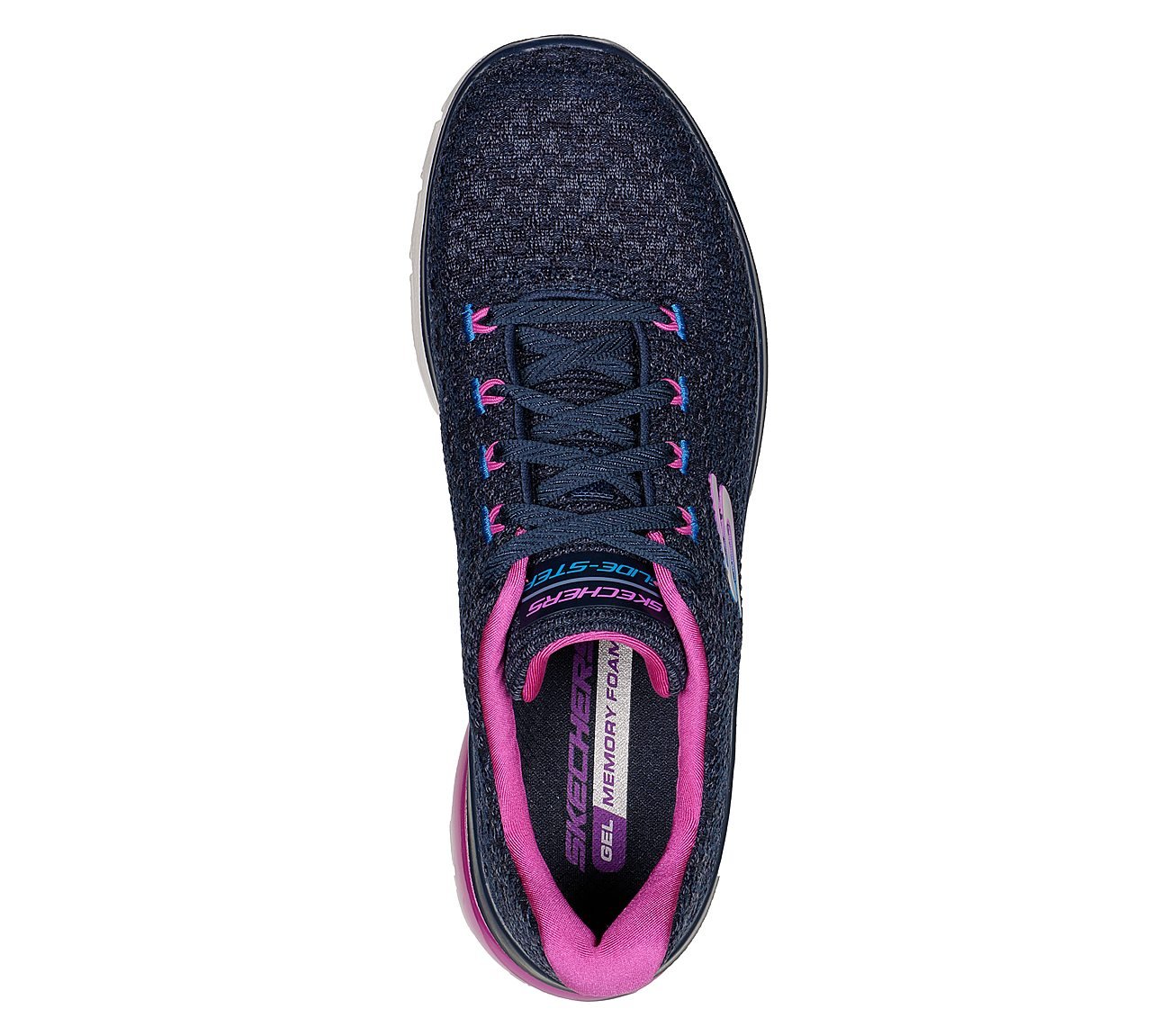 GLIDE-STEP FLEX AIR, NAVY/MULTI Footwear Top View