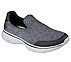 GO WALK 4- TIDAL, CHARCOAL/BLACK Footwear Lateral View