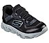 FLEX GLIDE, BLACK/CHARCOAL Footwear Lateral View