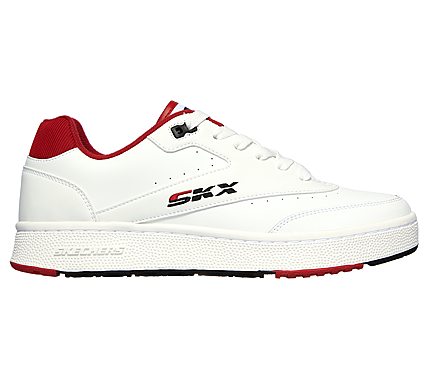 COURT STRIKER, WHITE/RED Footwear Right View