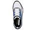 SKECH-AIR EXTREME V2, WHITE/BLACK/BLUE Footwear Top View