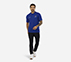 MI FAN LOGO POLO, Royal Blue Apparel Lateral View