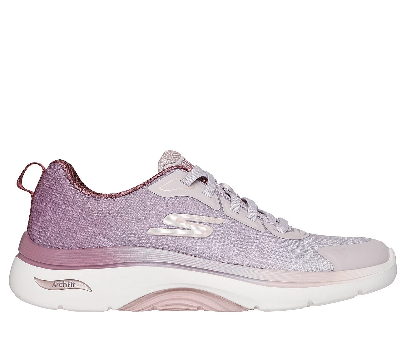 GO WALK ARCH FIT 2.0 - MEREDI, MAUVE Footwear Lateral View